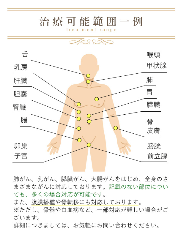 がん治療範囲